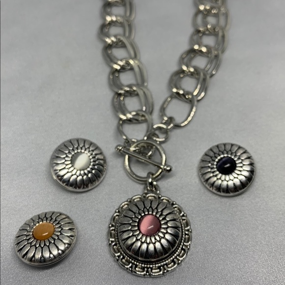 Snap Jewelry - ✨Snap Button Charm Toggle Necklace Set